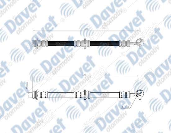 SVAC 600177 On Sag/Sol Fren Hortumu X-Trail T31 08-13 -Koleos 08->  ####